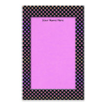 Multicolor Chrome Dots Stationery Paper