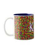 Multicolor Confetti Monogrammed Coffee Mug