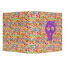 Multicolor Crossbones Binder by JuJuGarden Multicolor Crossbones Binder
