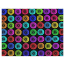 Multicolor Dandelion Puffs Scrapbook Paper Letterhead Design