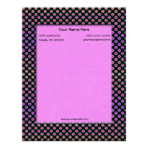 Multicolor Dots Chrome Customized Letterhead