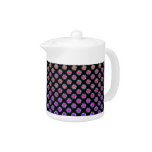 Multicolor Dots Chrome on Black