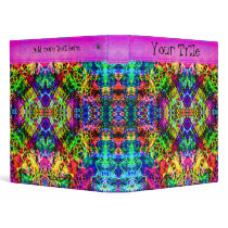 Multicolor Dream Customizable 1" Art Binder