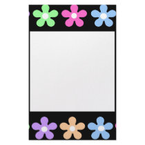 Multicolor flower frame stationary stationery by marcya7 Multicolor flower frame stationary stationery