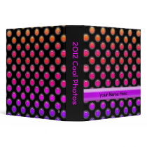 Multicolor Glowing Dots Binder