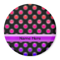 Multicolor Glowing Dots Fridge Magnets