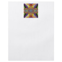 Multicolor Ladder Fractal Flyer Design