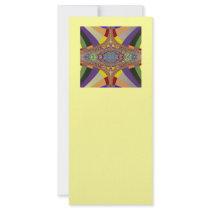 Multicolor Ladder Fractal Rack Card