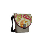 Multicolor Paisley Rickshaw Mini Messenger Bag
