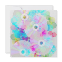 Multicolor Party Background Invitation