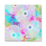 Multicolor Party Background magnets
