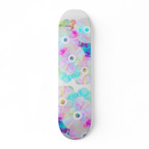 Multicolor Party Background Custom Skate Board