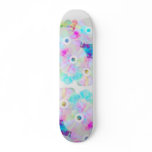 Multicolor Party Background Custom Skate Board