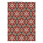 Multicolor pattern greeting card cards