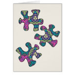 Multicolor pattern greeting card cards