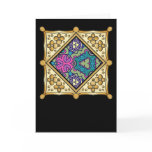 Multicolor pattern greeting card cards