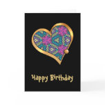 Multicolor pattern greeting card cards