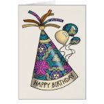 Multicolor pattern greeting card cards