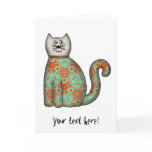 Multicolor pattern greeting card cards