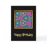 Multicolor pattern greeting card cards