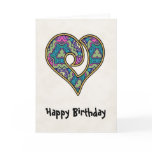 Multicolor pattern greeting card cards