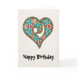 Multicolor pattern greeting card cards