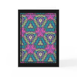 Multicolor pattern greeting card cards