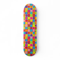 Multicolor Pop Smileys Skateboard Decks