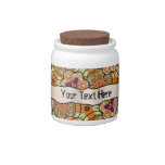Multicolor Repeat Pattern Products candy jars