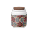 Multicolor Repeat Pattern Products candy jars