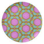 Multicolor Repeat Pattern Products plates
