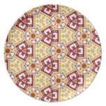 Multicolor Repeat Pattern Products plates