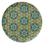 Multicolor Repeat Pattern Products plates