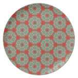 Multicolor Repeat Pattern Products plates
