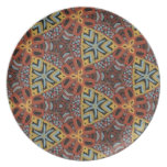 Multicolor Repeat Pattern Products plates