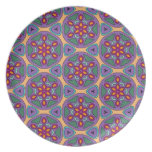 Multicolor Repeat Pattern Products plates