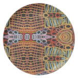 Multicolor Repeat Pattern Products plates