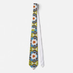 Multicolor Repeat Pattern Tie ties