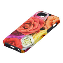 Multicolor Roses Pattern Design iPhone 5 Covers