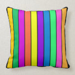 Multicolor Striped Pillows