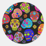 Multicolor Sugar Skulls Sticker