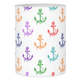 Multicolor Vintage nautical Boat Anchors Flameless Candle