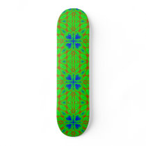 Multicolored Abstract Pattern Skateboard