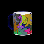 Multicolored Blend Coffee Mug mugs