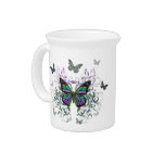 MultiColored Butterfly Beverage Pitchers