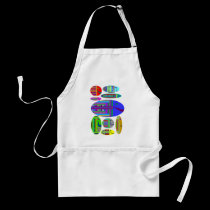 Multicolored Fish Ocean Apron