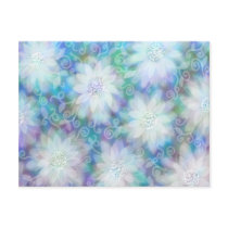 Multicolored Floral 2010 Pocket Calendar postcards by twopurringcats Multicolored Floral 2010 Pocket Calendar postcards