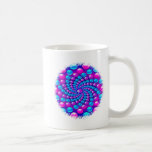 Multicolored fractal balls mug