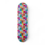 Multicolored Hearts Girls Skateboard