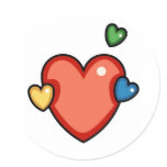 Multicolored Hearts